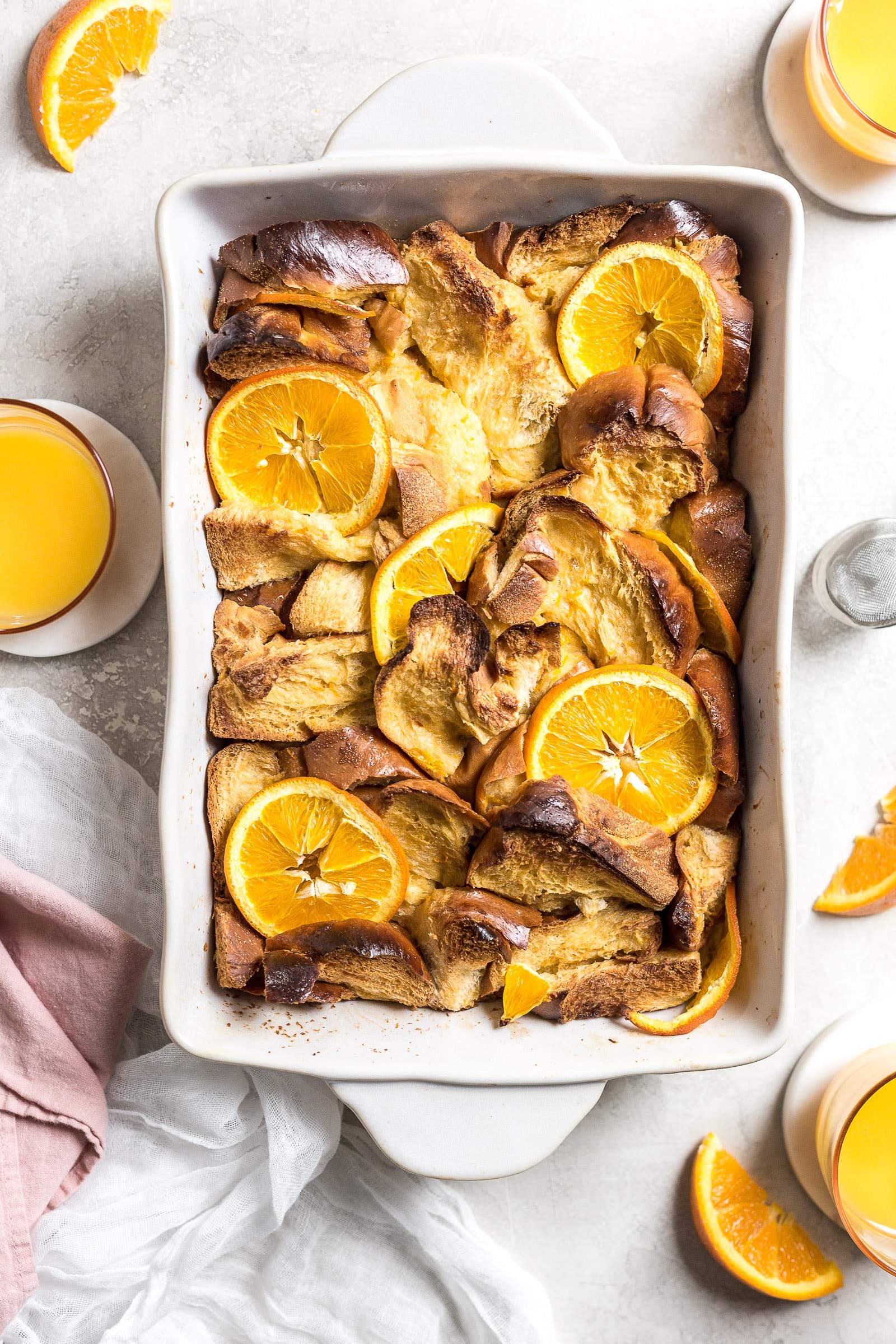 Challah French Toast Overnight! Frosting & Fettuccine