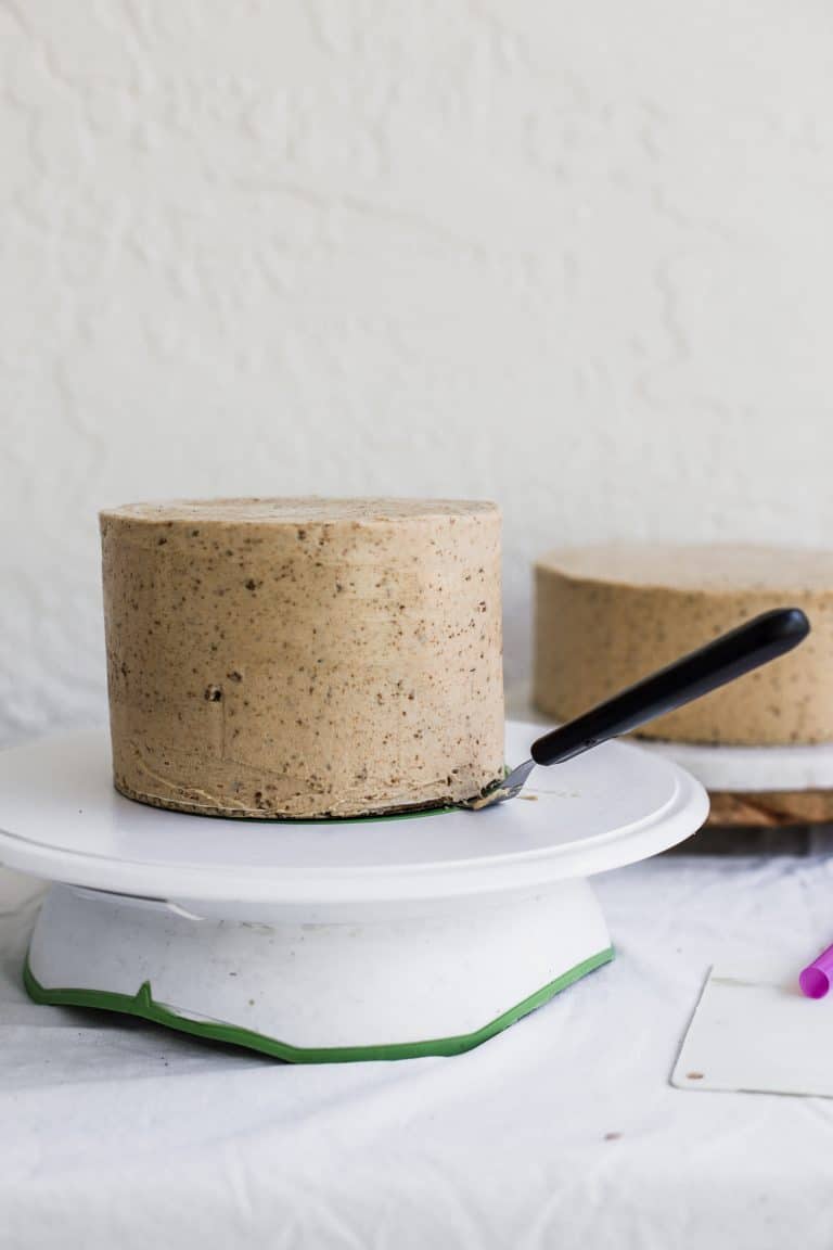 How to Bake & Stack a Two Tier Cake Frosting and Fettuccine