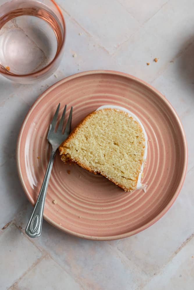 Easy and Moist Vanilla Bundt Cake - Frosting and Fettuccine