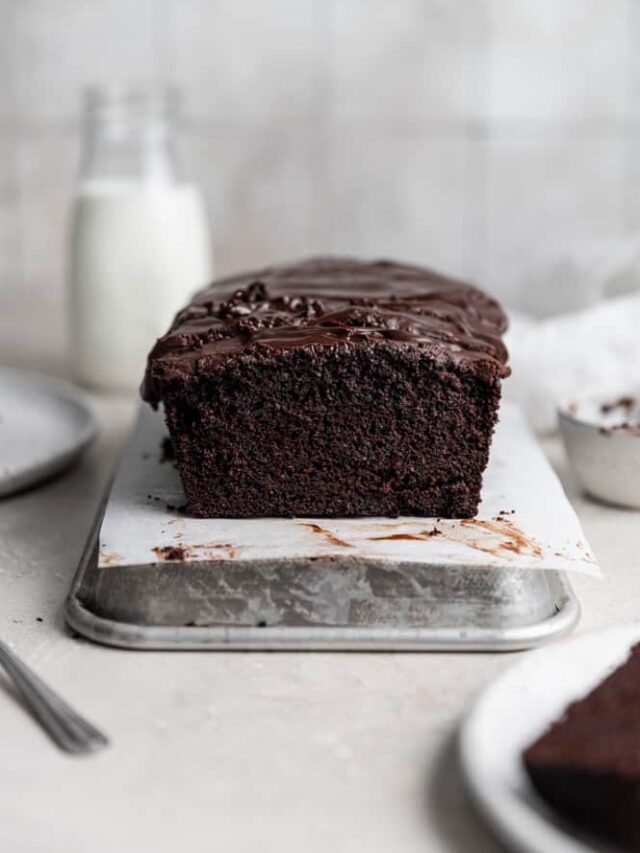 easy-chocolate-ganache-loaf-cake-frosting-fettuccine