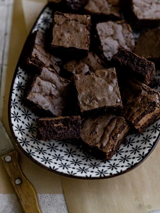 Fudgy Triple Chocolate Brownies Recipe Frosting & Fettuccine