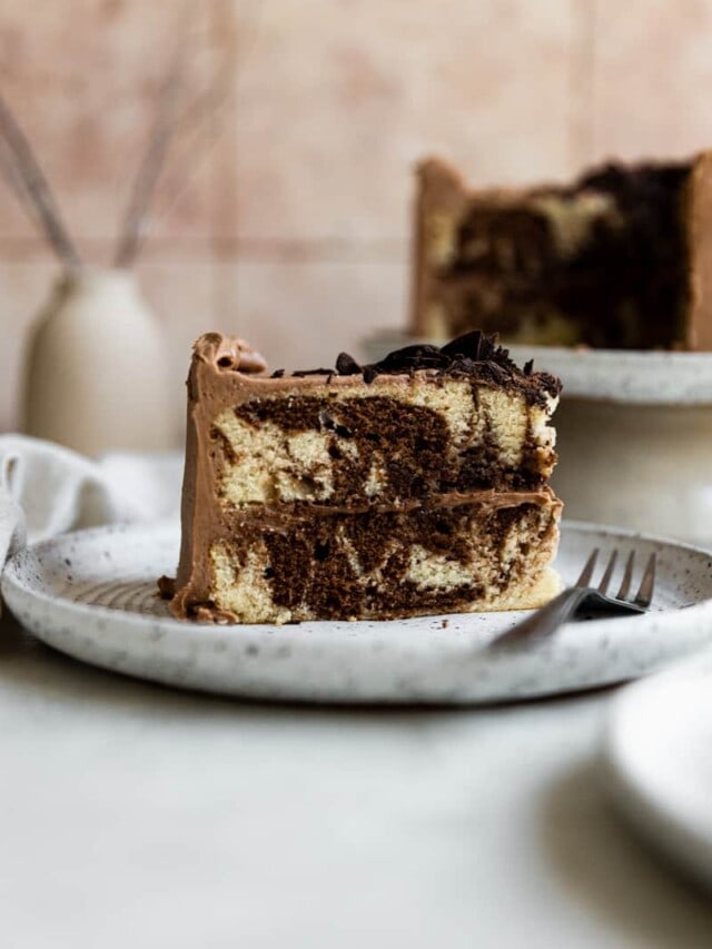 One Batter Marble Cake Recipe Frosting & Fettuccine