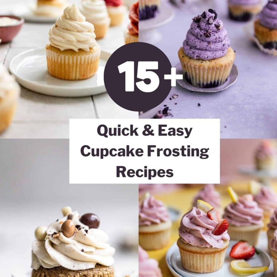 15+ Quick and Easy Cupcake Frosting Recipes Frosting and Fettuccine