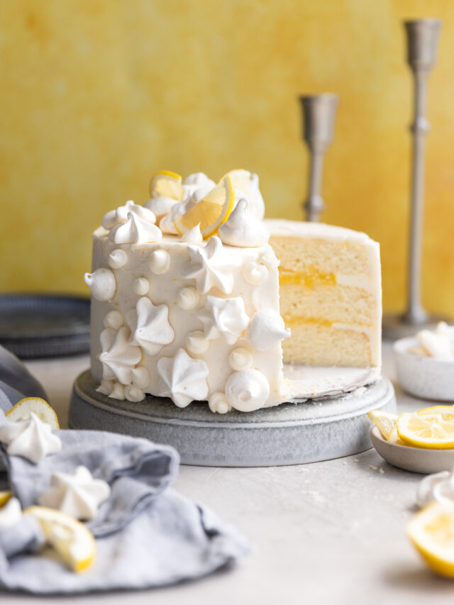 Homemade Lemon Curd Cake Recipe Frosting & Fettuccine
