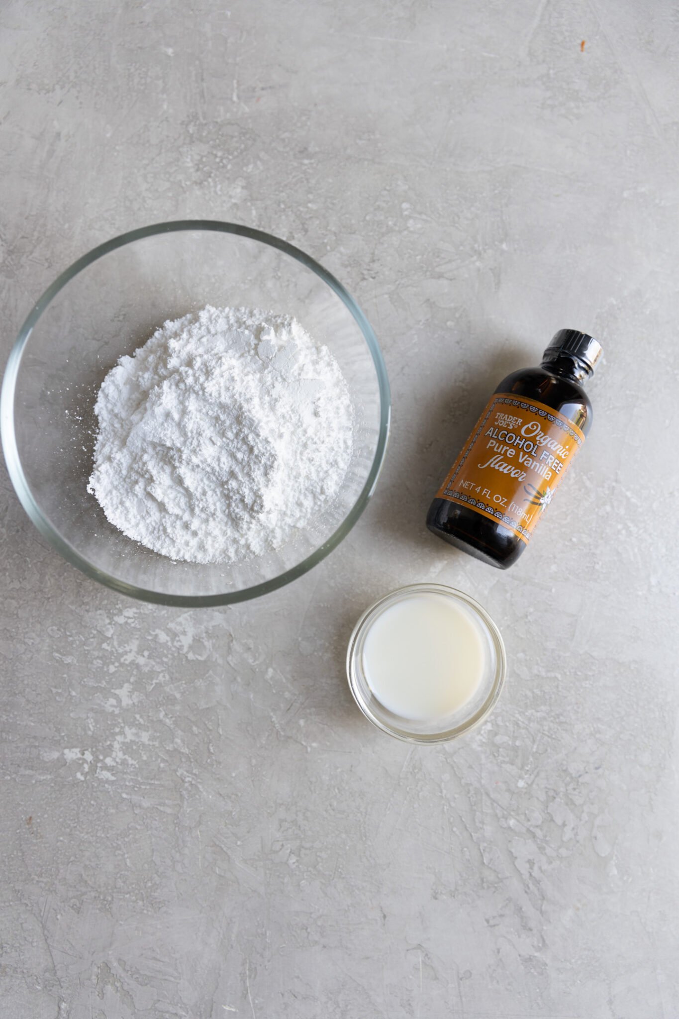 2 Minute Quick Vanilla Glaze Frosting and Fettuccine