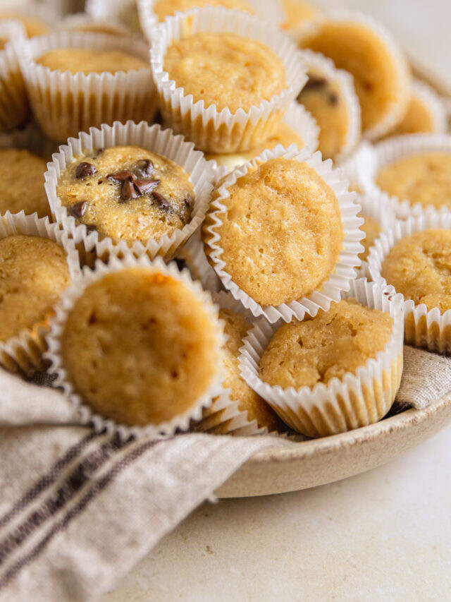 Moist Mini Banana Muffins Recipe