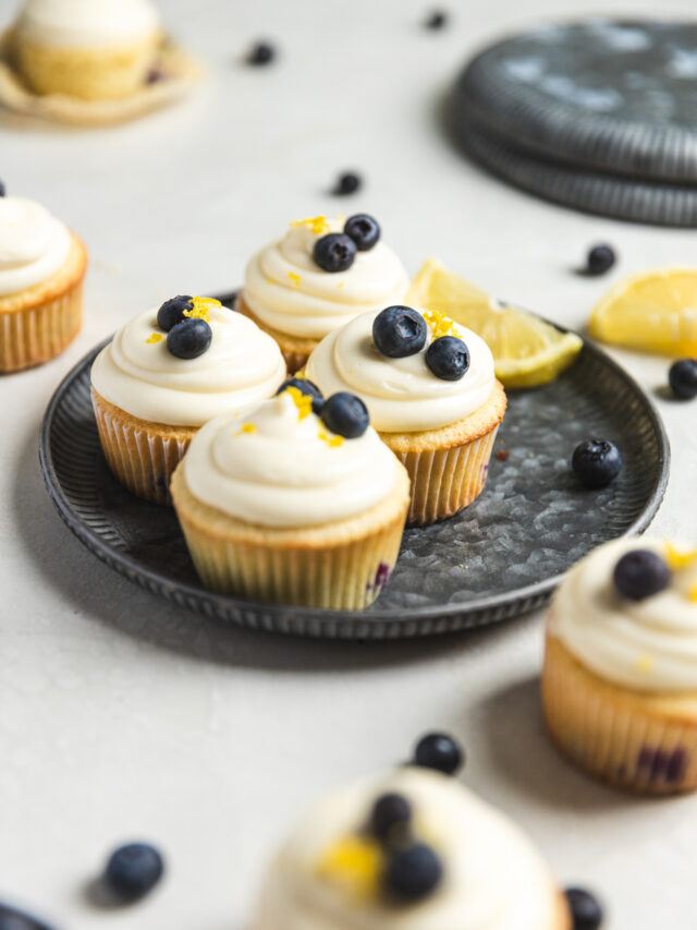 Zesty Blueberry Lemon Cupcakes Recipe